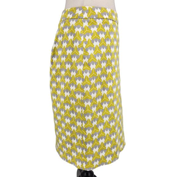 Milly Collection x Banana Republic Print Skirt Chili Powder Green - Picture 3 of 5